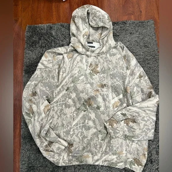 Abercrombie & Fitch CAMO Essential Popover Hoodie - Picture 3 of 4